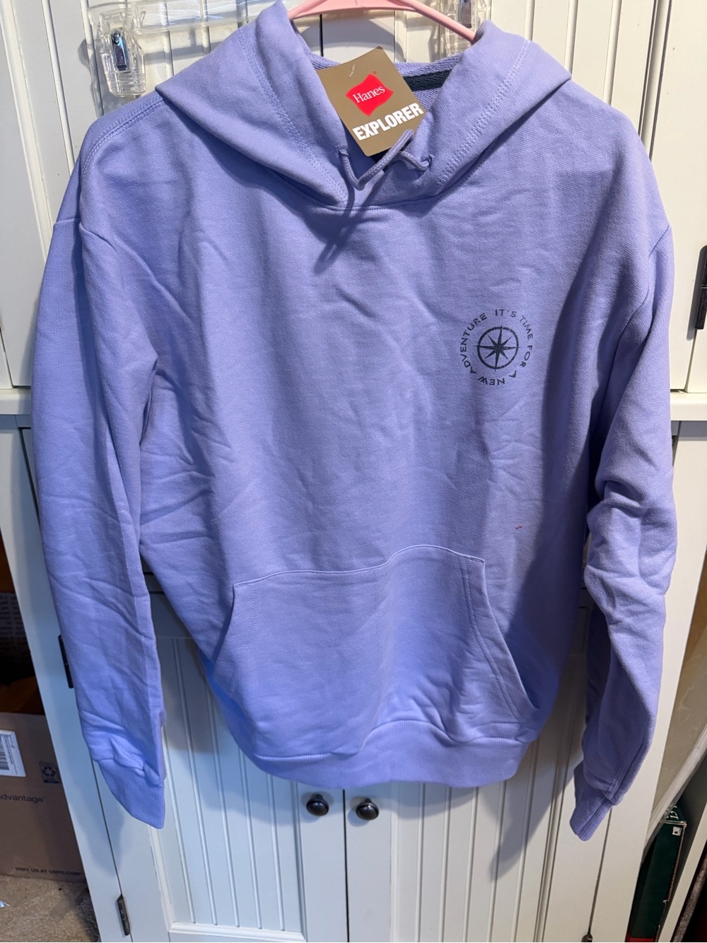 Hanes Lavender Explorer Pullover Hoodie - Men's